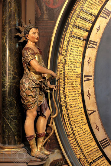 Astronomical clock of Strasbourg Cathedral - Detail