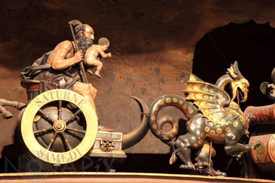 Astronomical clock of Strasbourg Cathedral - Detail
