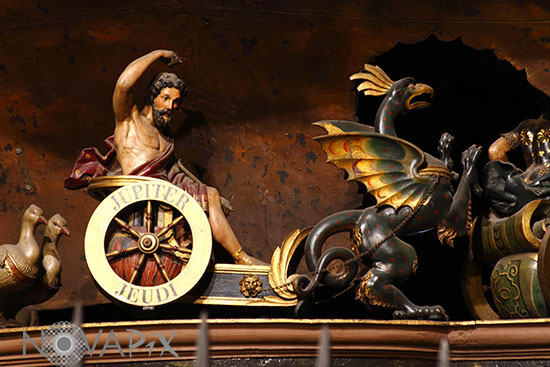 Horloge astronomique de la cathédrale de Strasbourg - Détail