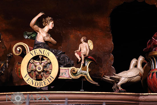 Horloge astronomique de la cathédrale de Strasbourg - Détail