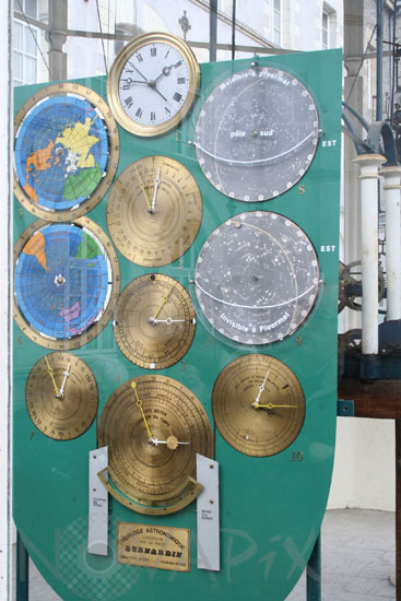 Astronomical clock -19th century-Ploermel-France