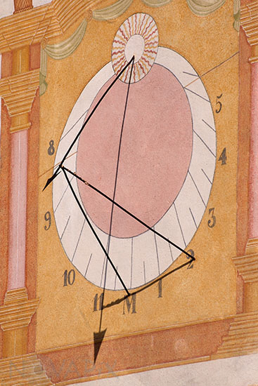 Sundial in France - Valloire
