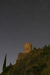 Filé d'étoiles sur la Tour d'Espine