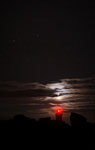 Lune et ciel étoilé
