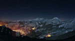 Ciel étoilé sur Bourg-Saint-Maurice 