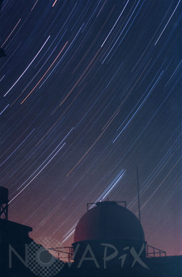 Trainées d'étoiles- Pic du Midi