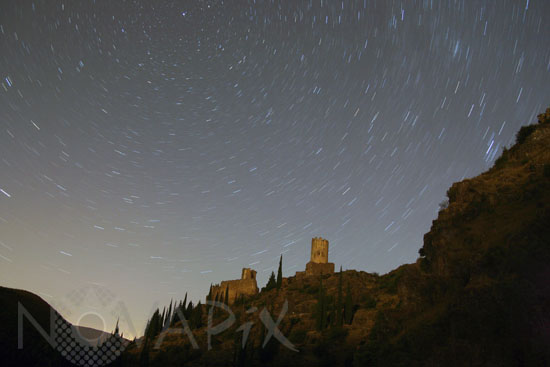 Circumpolaire sur les châteaux de Lastours