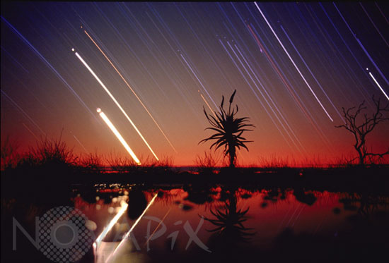 Filé d'étoiles - Lune, planètes et Orion