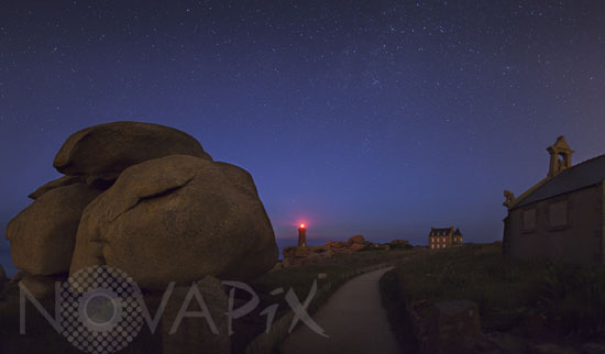 Ciel étoilé sur la Bretagne