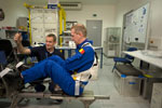 Entrainement d'astronaute au centre des astronautes europeens (EAC)