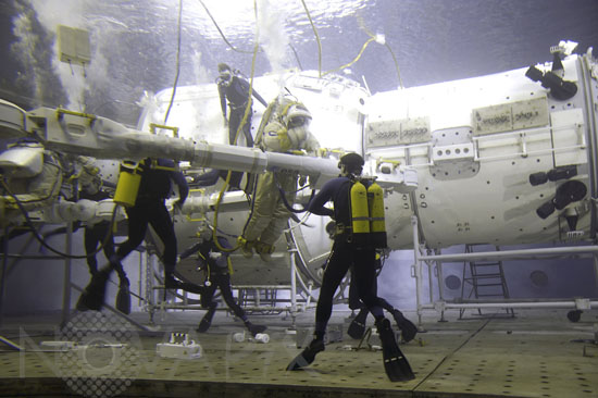 La piscine de la Cité des étoiles