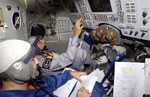 Entrainement dans le simulateur Soyuz - Cité des étoiles 