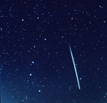 Etoile filante et constellation de la Grande Ourse