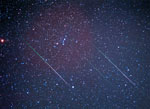Pluie d'étoiles filantes