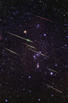 Pluie d'étoiles filantes