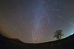 Pluie d'étoiles filantes - Geminides