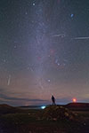 Pluie d'étoiles filantes - Geminides