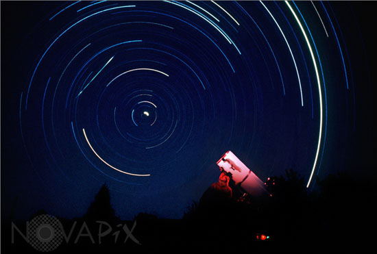 Etoile filante et astronome amateur