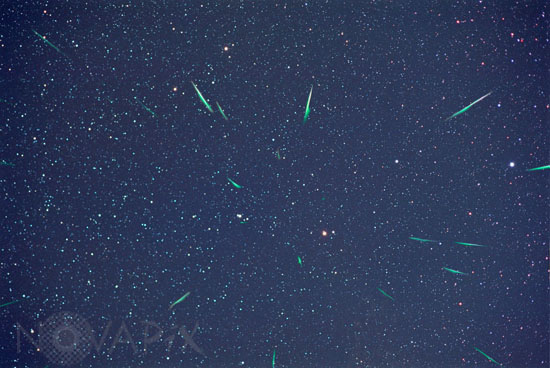Pluie d'étoiles filantes