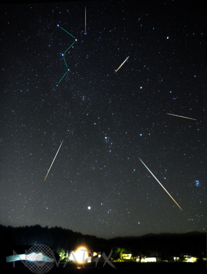 Pluie d'étoiles filantes, Perseides
