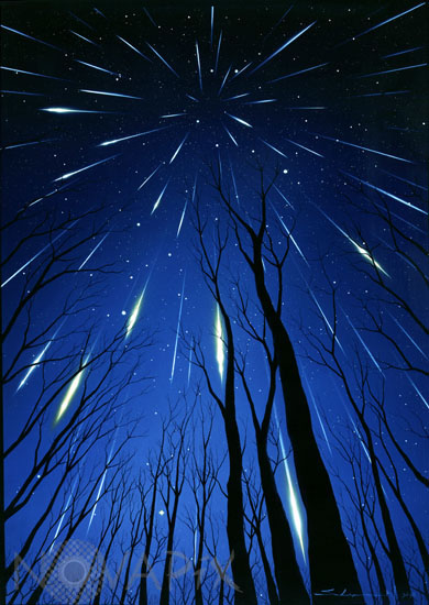 Etoiles filantes -Illustration