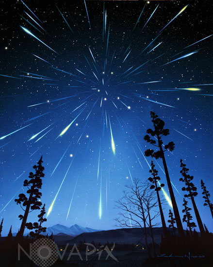 Etoiles filantes -Illustration