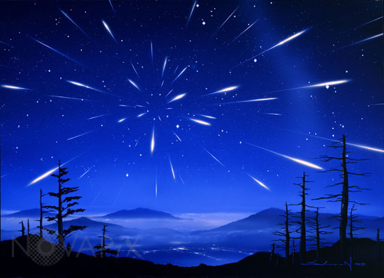 Etoiles filantes -Illustration