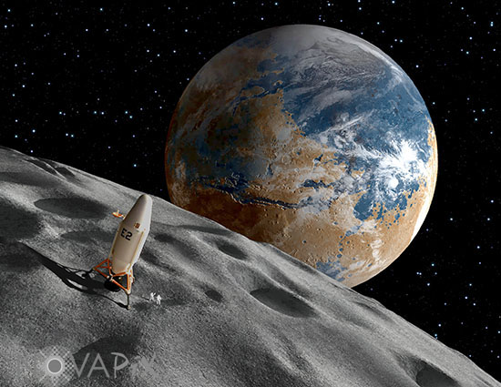 Terraformation de Mars - Illustration