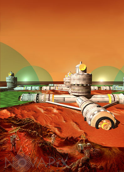 Mars colony - Artist view