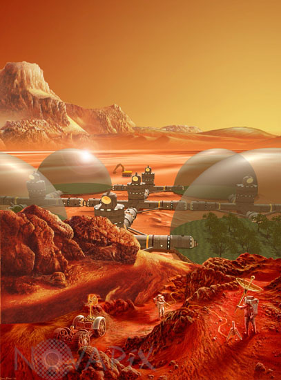 Mars colony - Artist view