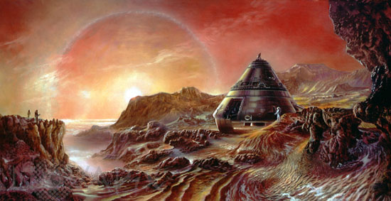Exploration de Mars-Illustration
