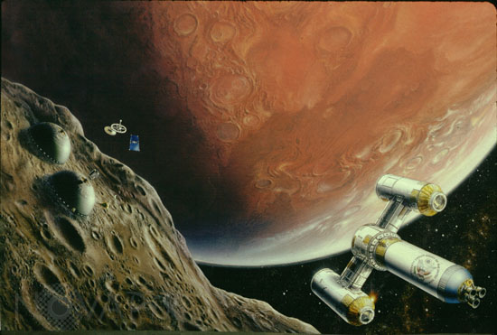 Phobos base - Artist view