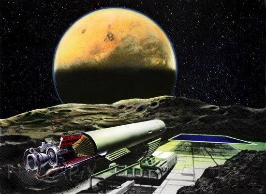 Base on Deimos - Artist view