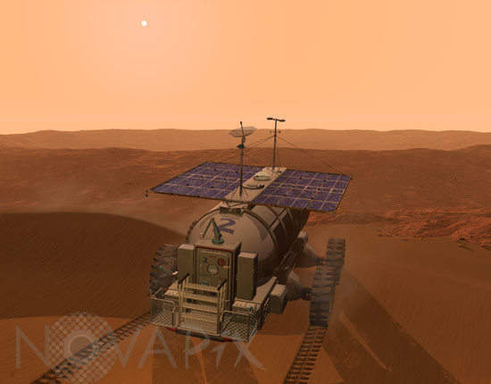 Exploration de Mars-Illustration