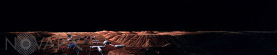 Base martienne - Illustration