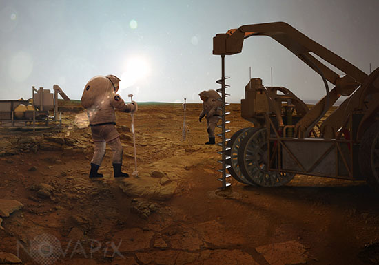 Mars Exploration - Illustration