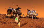 Exploration de Mars-Illustration