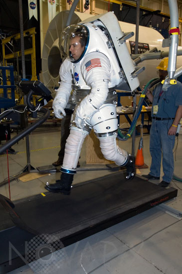 Space suit test