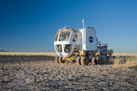 Lunar vehicle test. Constellation program