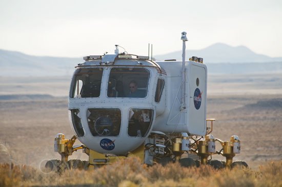 Lunar vehicle test. Constellation program