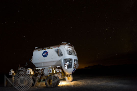 Lunar vehicle test. Constellation program