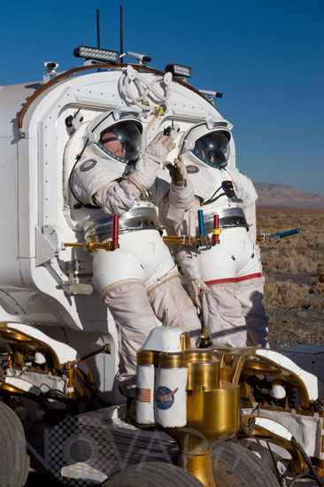 Lunar vehicle test. Constellation program