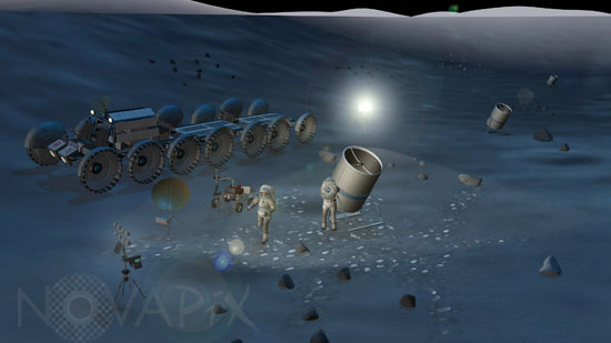 Observatoire lunaire-Illustration