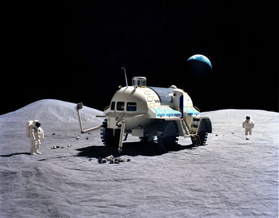 Retour sur la Lune - Vue d'artiste