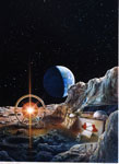 Base sur la Lune - Illustration