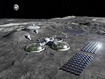 Base lunaire - Illustration