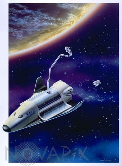European spaceplane Hermes - Illustration