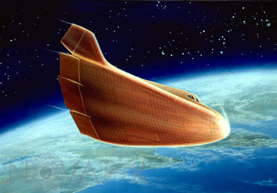 European spaceplane Hermes - Illustration