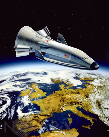 European spaceplane Hermes - Illustration