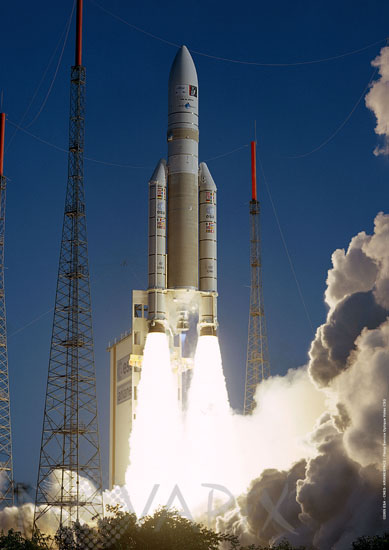 Décollage de la fusée Ariane 5 ECA 02/2005